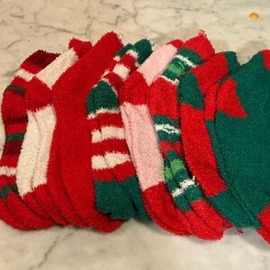 Fuzzy Holiday Socks